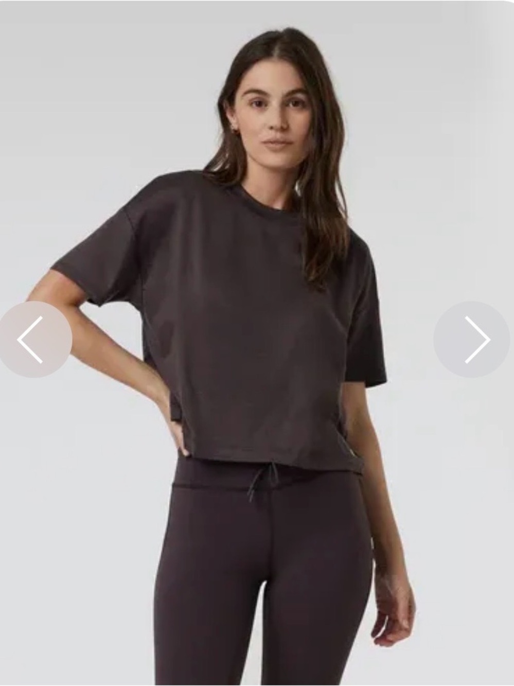 Vuori Energy Tee in Sangria Heather